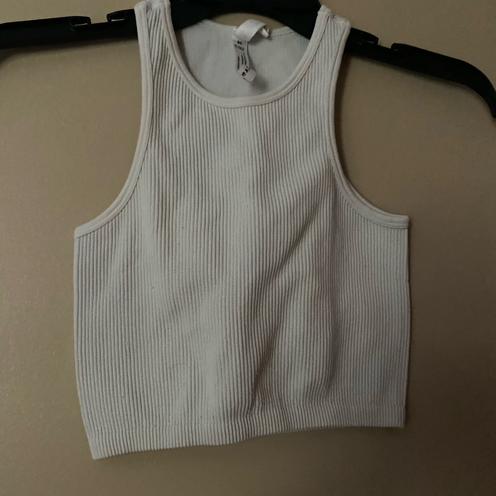 White Love Tree Crop Top